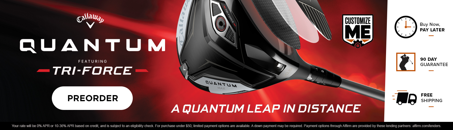 Callaway Golf Clubs at Rock Bottom Golf brand page - desktop image