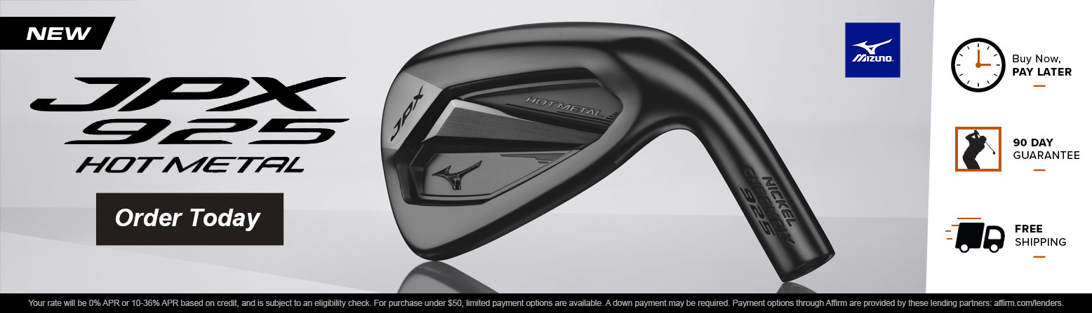 New Mizuno JPX 925 Hot Metal Black Irons Now Available! Shop Now!