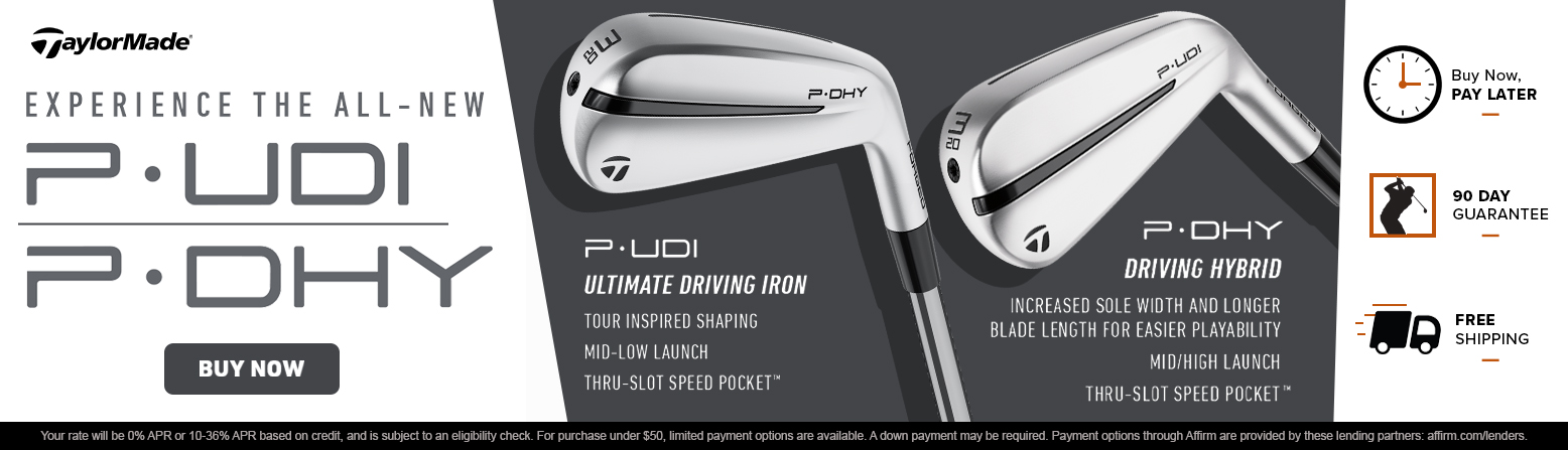 Experience The All New P-Series Irons From TaylorMade! Shop Now!