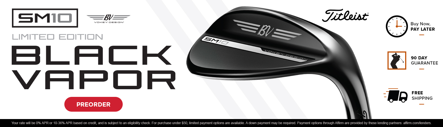 Titleist Vokey SM10 Black Vapor Wedge Pre-Sale! Shop Now!