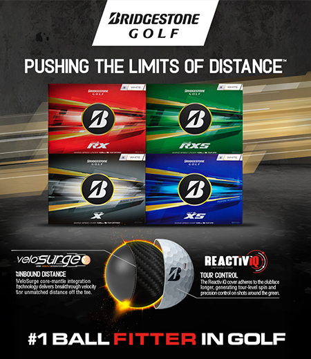Bridgestone Golf Balls and More at Rock Bottom Golf brand page - mobile image