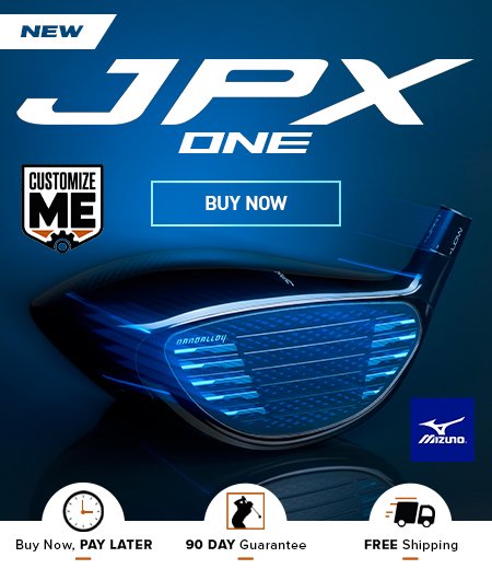 Mizuno Golf Clubs at Rock Bottom Golf brand page - mobile image