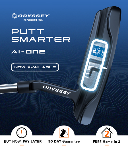 Odyssey Golf Clubs at Rock Bottom Golf brand page - mobile image