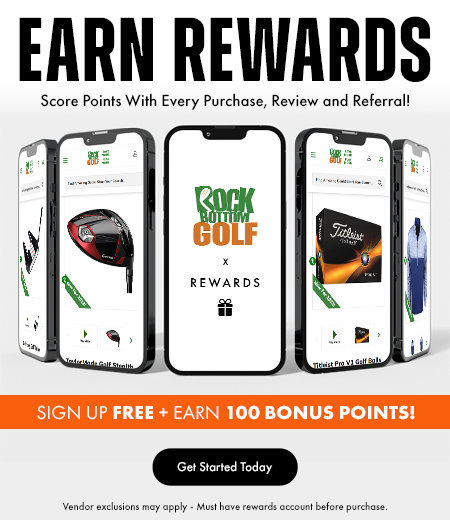 Earn Rock Bottom Golf Rewards On Every Purchase and MORE! Shop Now!