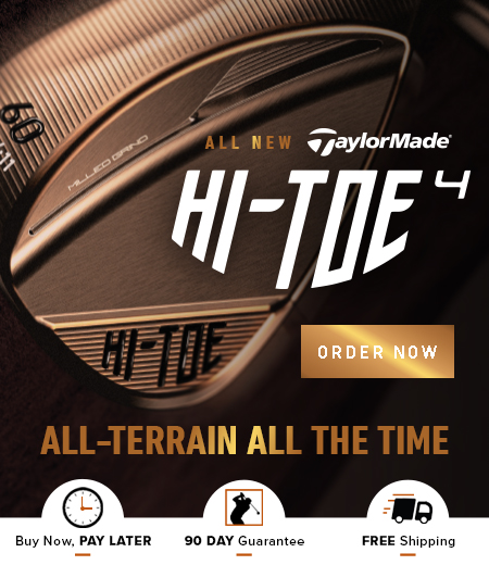 New TaylorMade Hi-Toe 4 Golf Wedges! Shop Now!