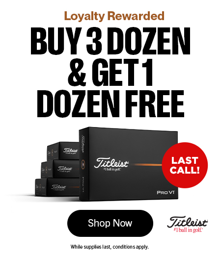 Special Titleist Offer: Buy 3 Dozen Golf Balls, Get 1 Dozen Free! - mobile image