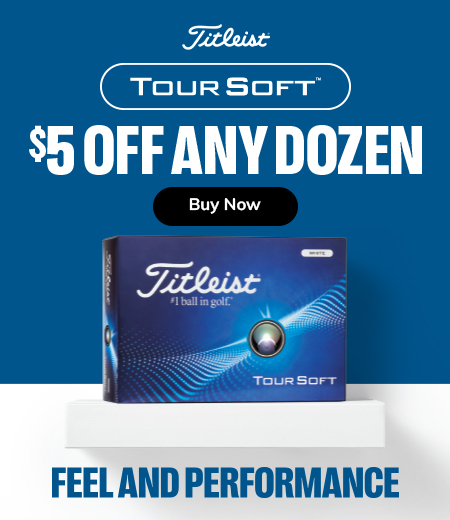 $5 Off Titleist Tour Soft Balls! Shop Now!