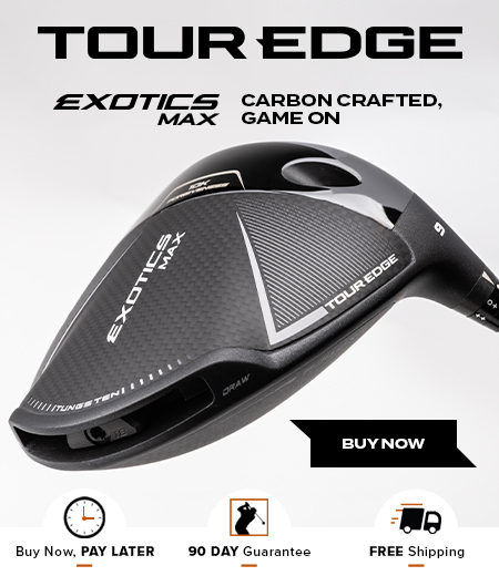 Tour Edge Golf Clubs at Rock Bottom Golf brand page - mobile image
