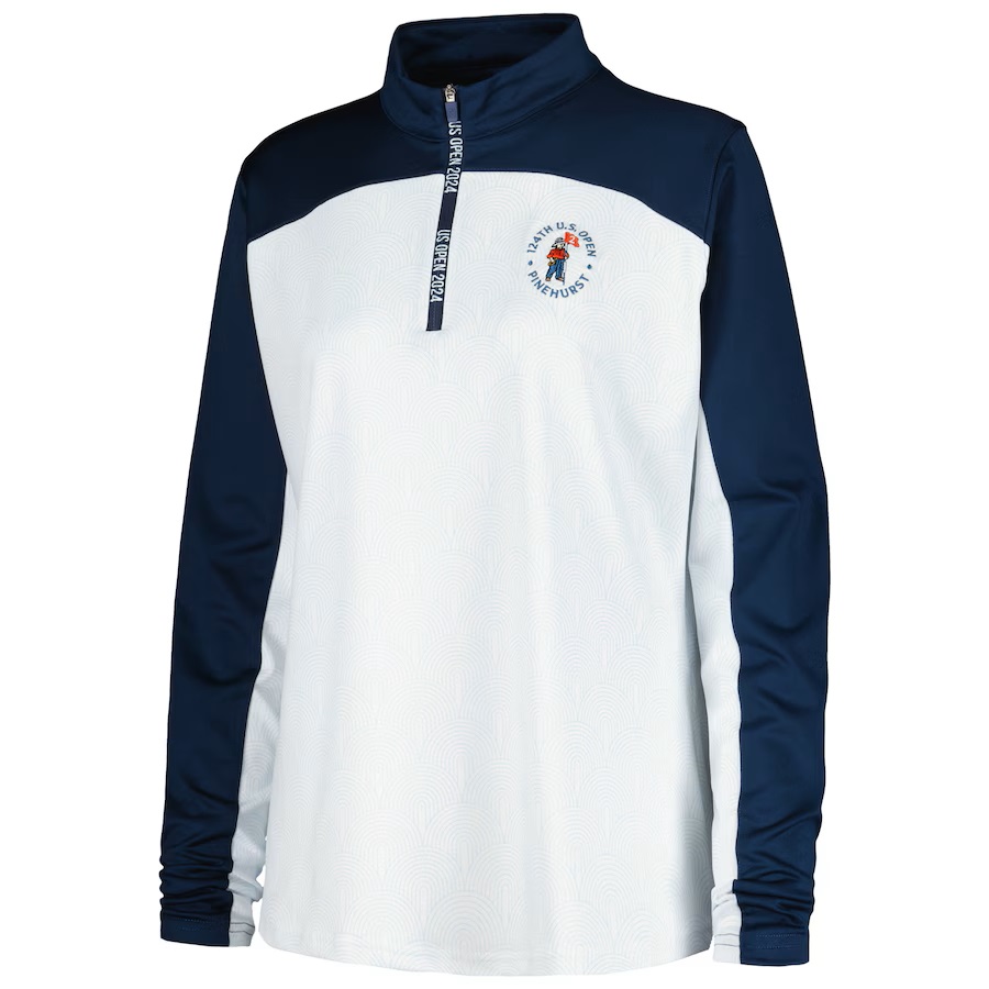 Ladies 124th US Open Print Block 1/4 Zip