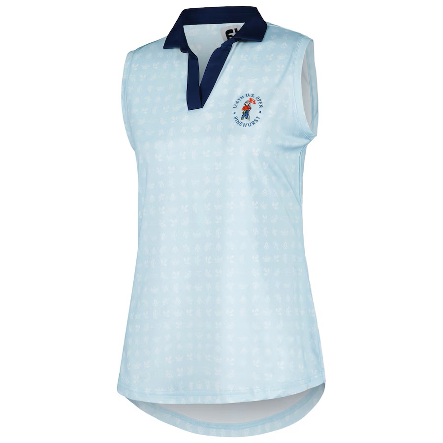 FootJoy Golf Ladies 124th US Open Sleeveless Print Polo