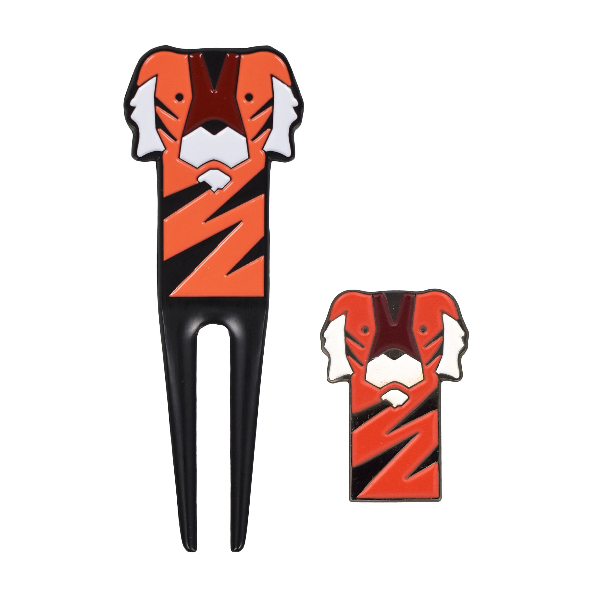 Tiger Divot Tool & Ball Marker