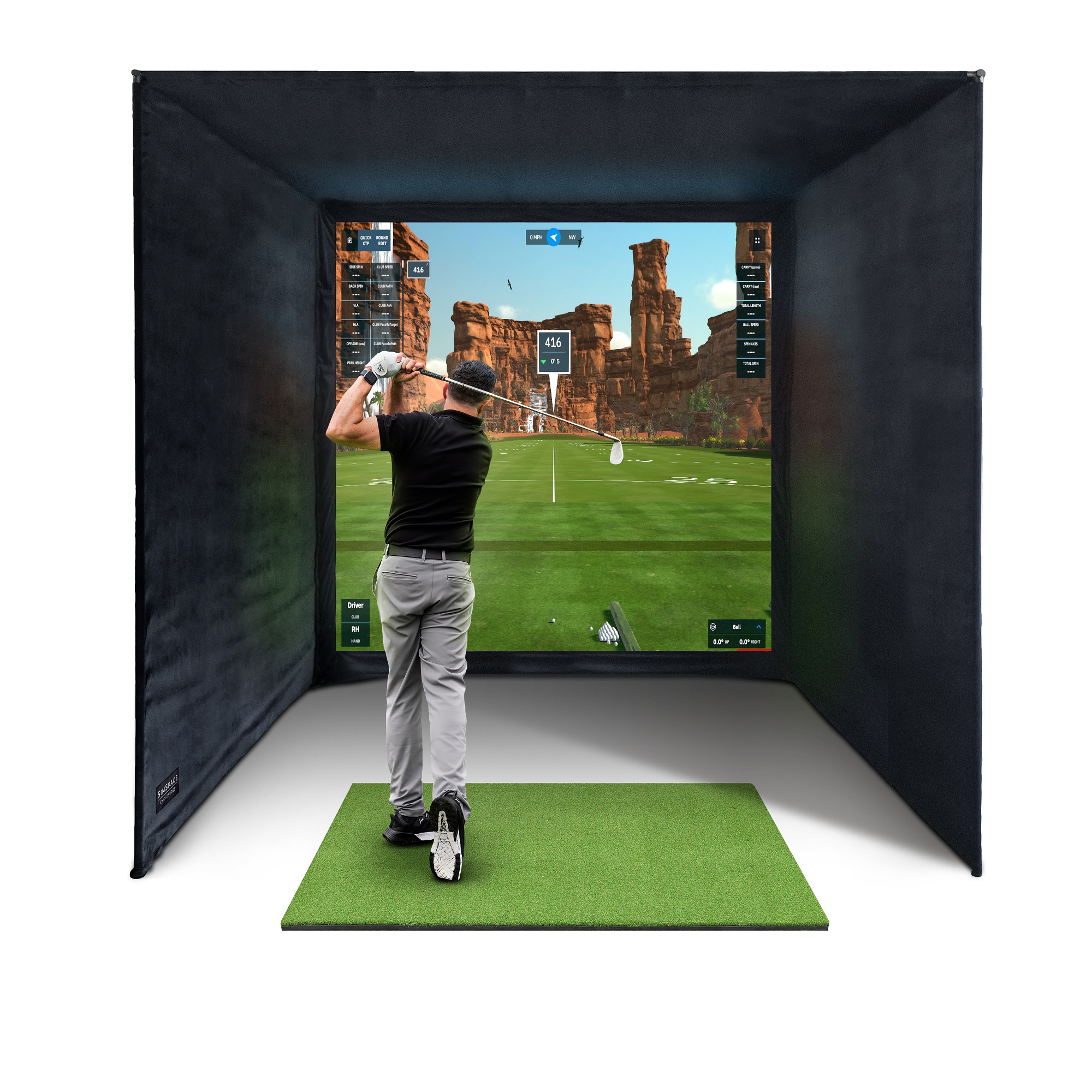 SimSpace Golf Enclosure SIM/005 (9' 10'' x 9' 10'' x 9' 10'')