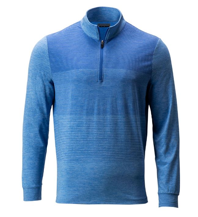 Ombre Printed Lux Block 1/4 Zip Pullover 
