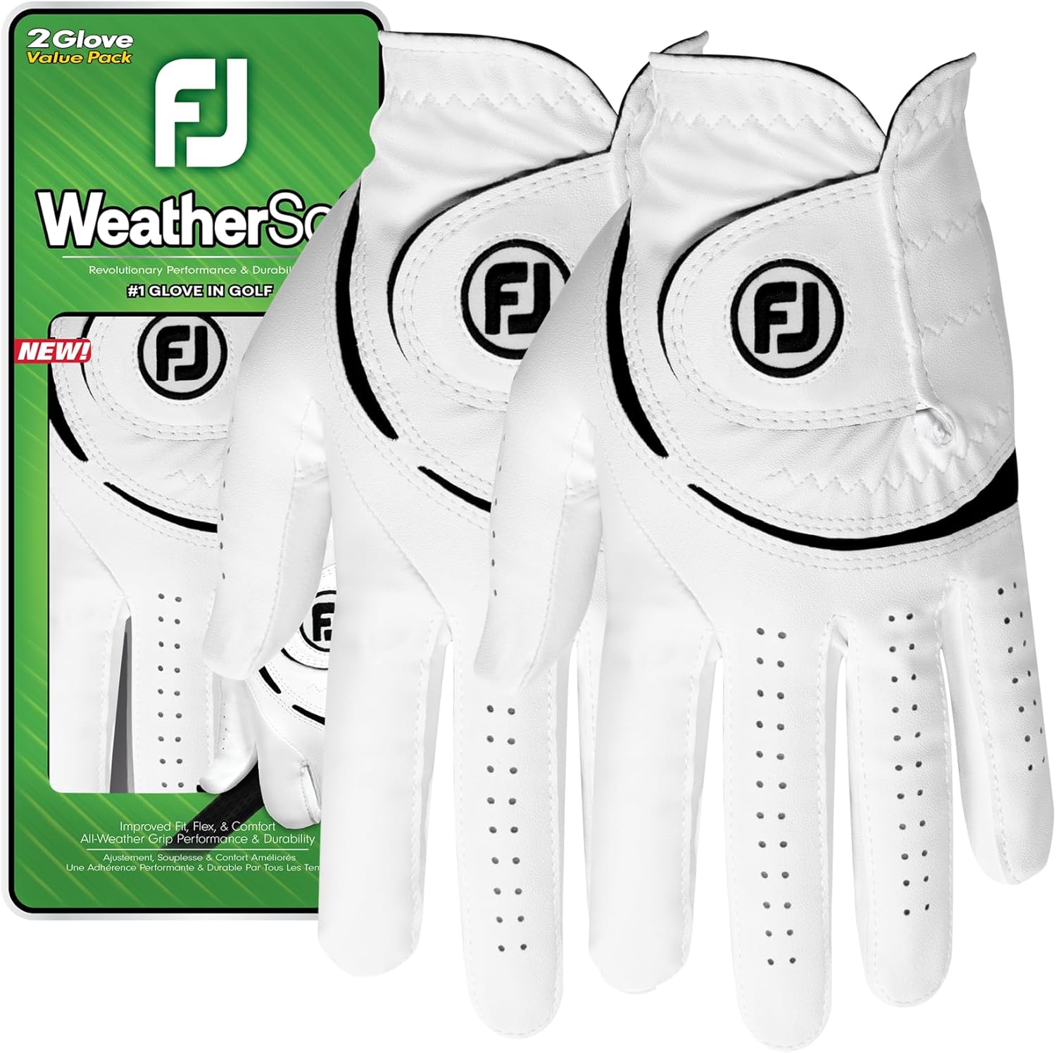 FootJoy Golf Ladies LLH WeatherSof (2 Pack) Glove
