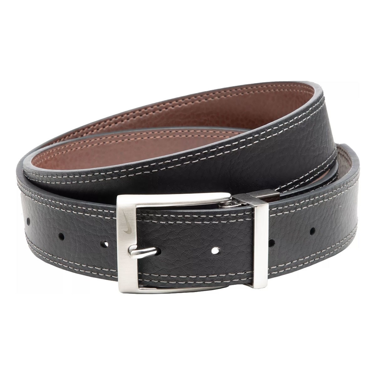 Double Row Stitch Reversable Belt