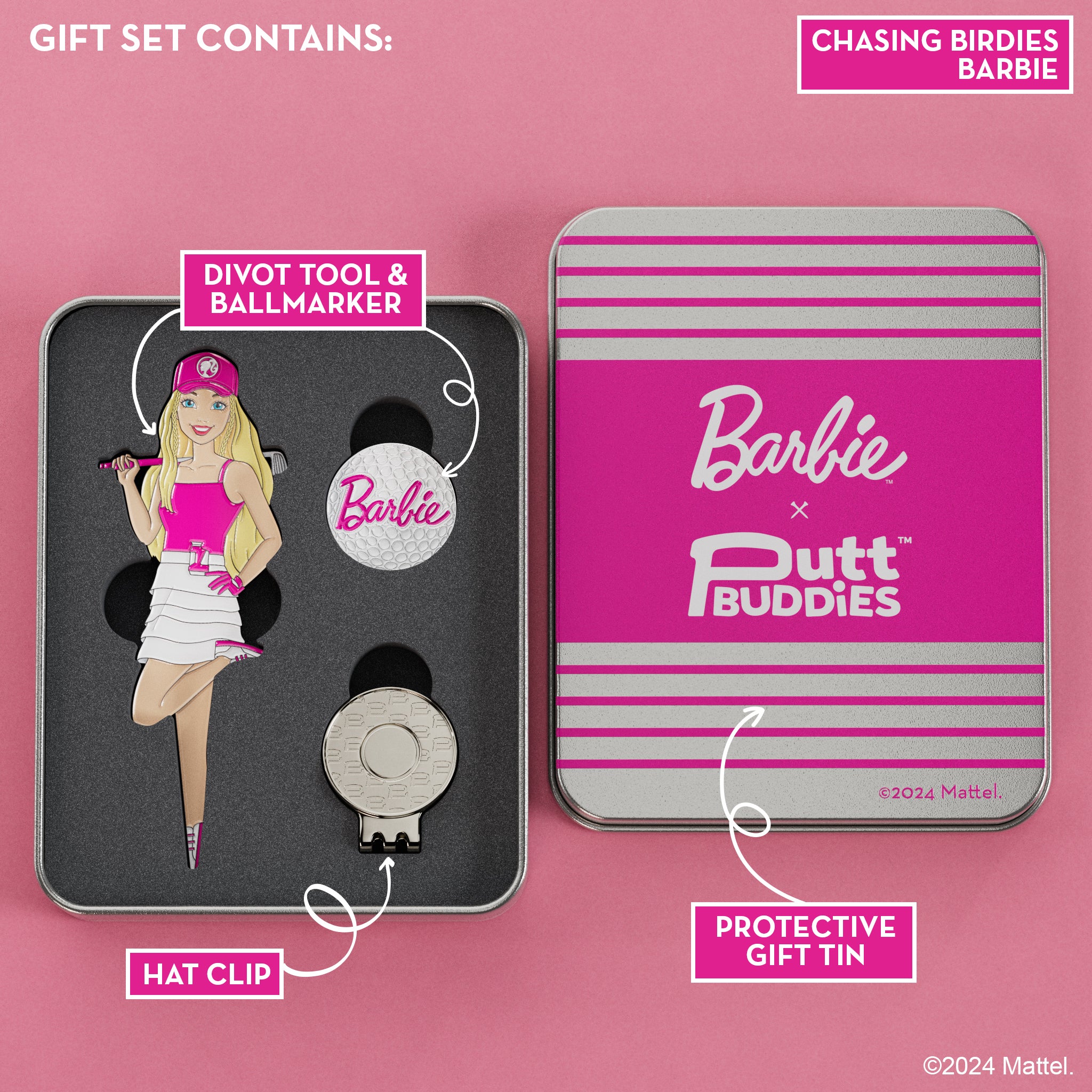 Chasing Birdies Barbie Divot Tool With Barbie Ball Marker