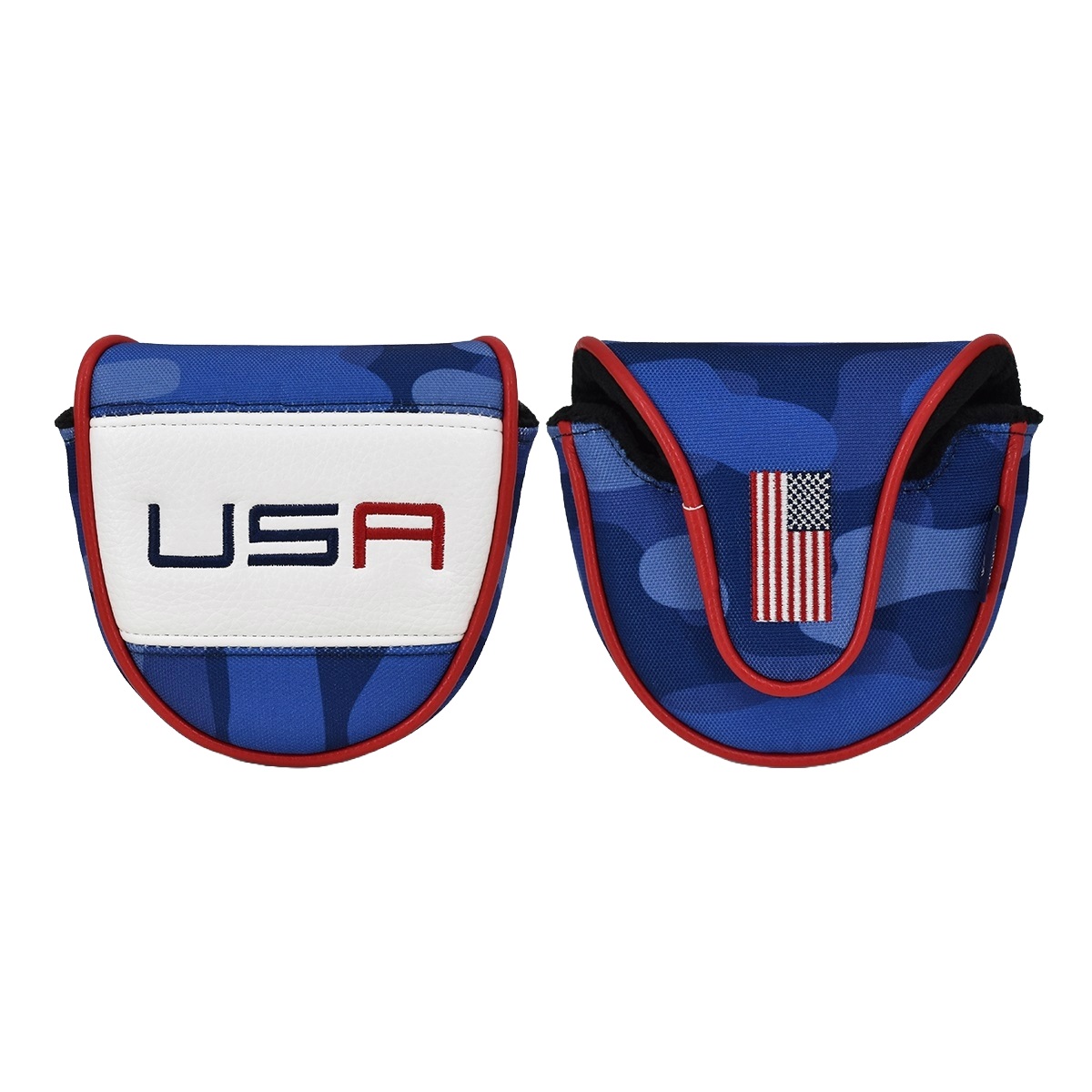 Elite Red/White/Blue Mallet Putter Cover
