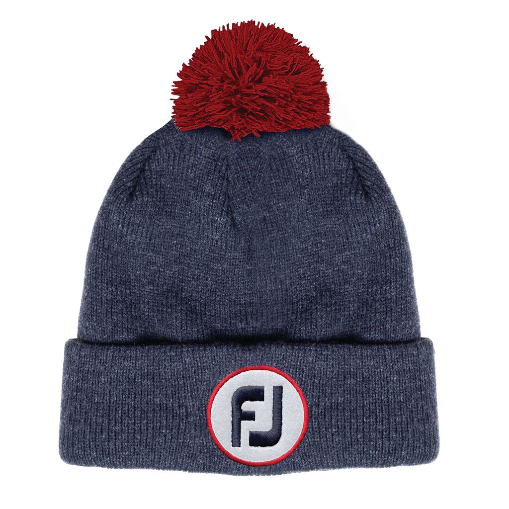 Pom Pom Solid Knit Beanie
