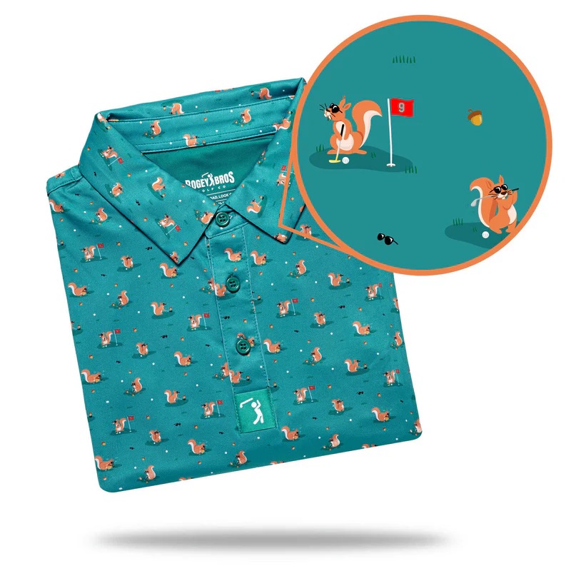 Bogey Bros Golf Found A Nut Polo Bogey Bros Golf Found A Nut Polo