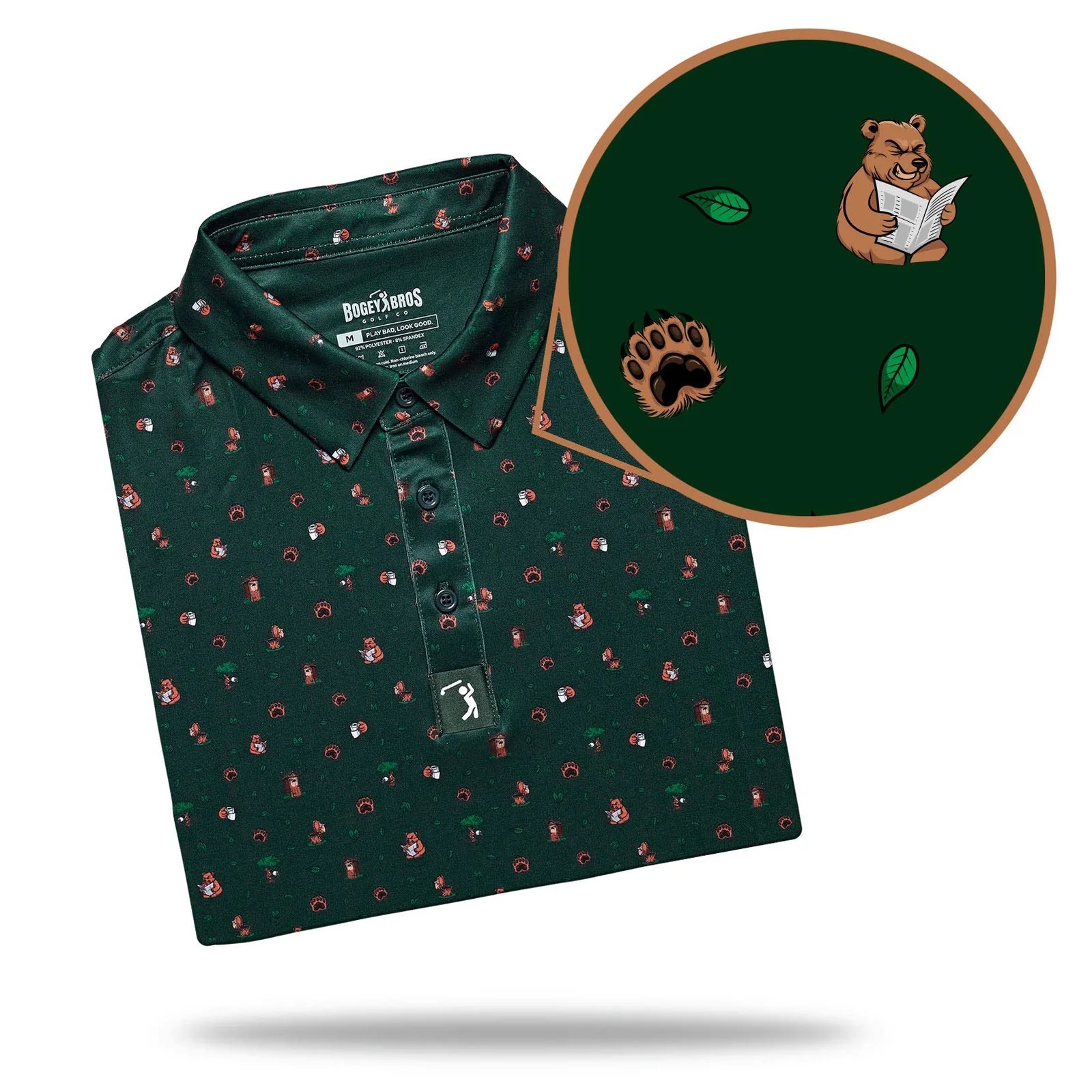 Bogey Bros Golf Nature Calls Polo