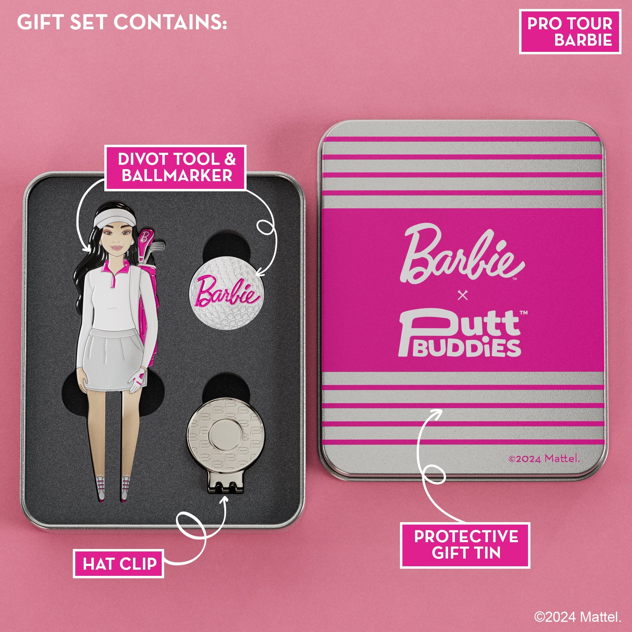 Pro Tour Barbie Divot Tool With Barbie Ball Marker