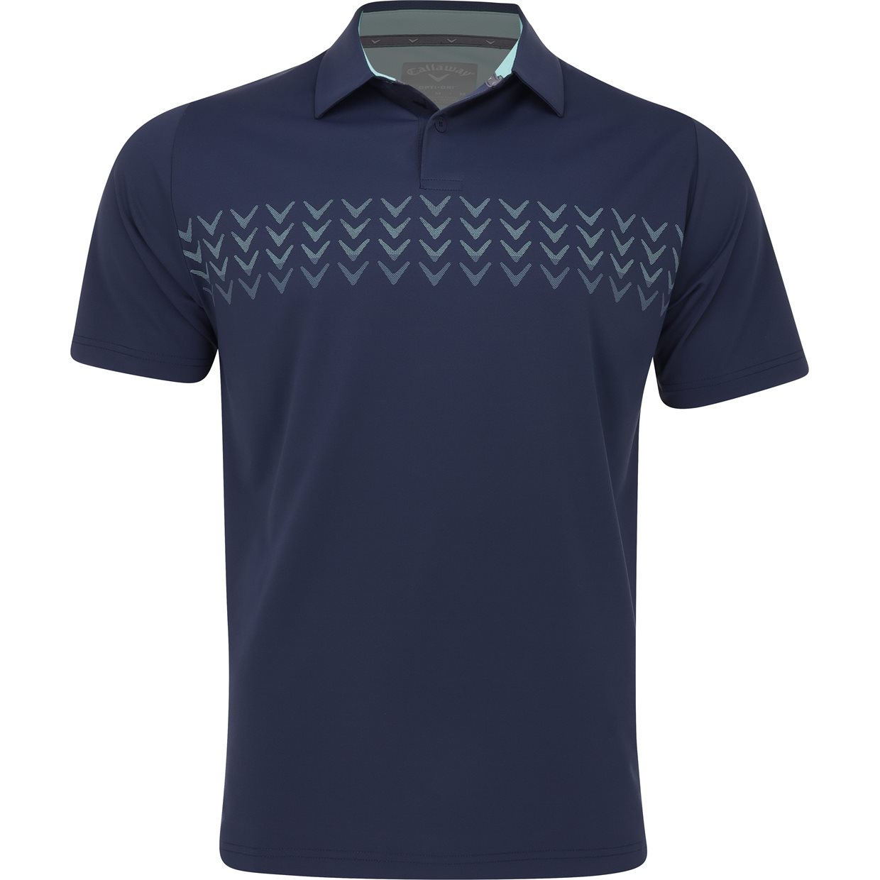 Chevron Block Print Polo