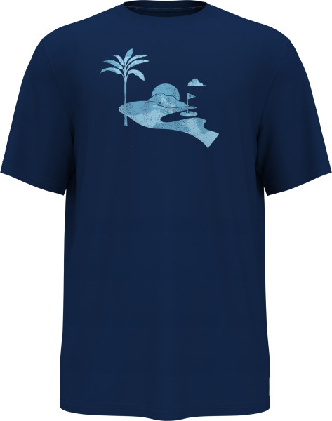 Scenic Golf Print T-Shirt