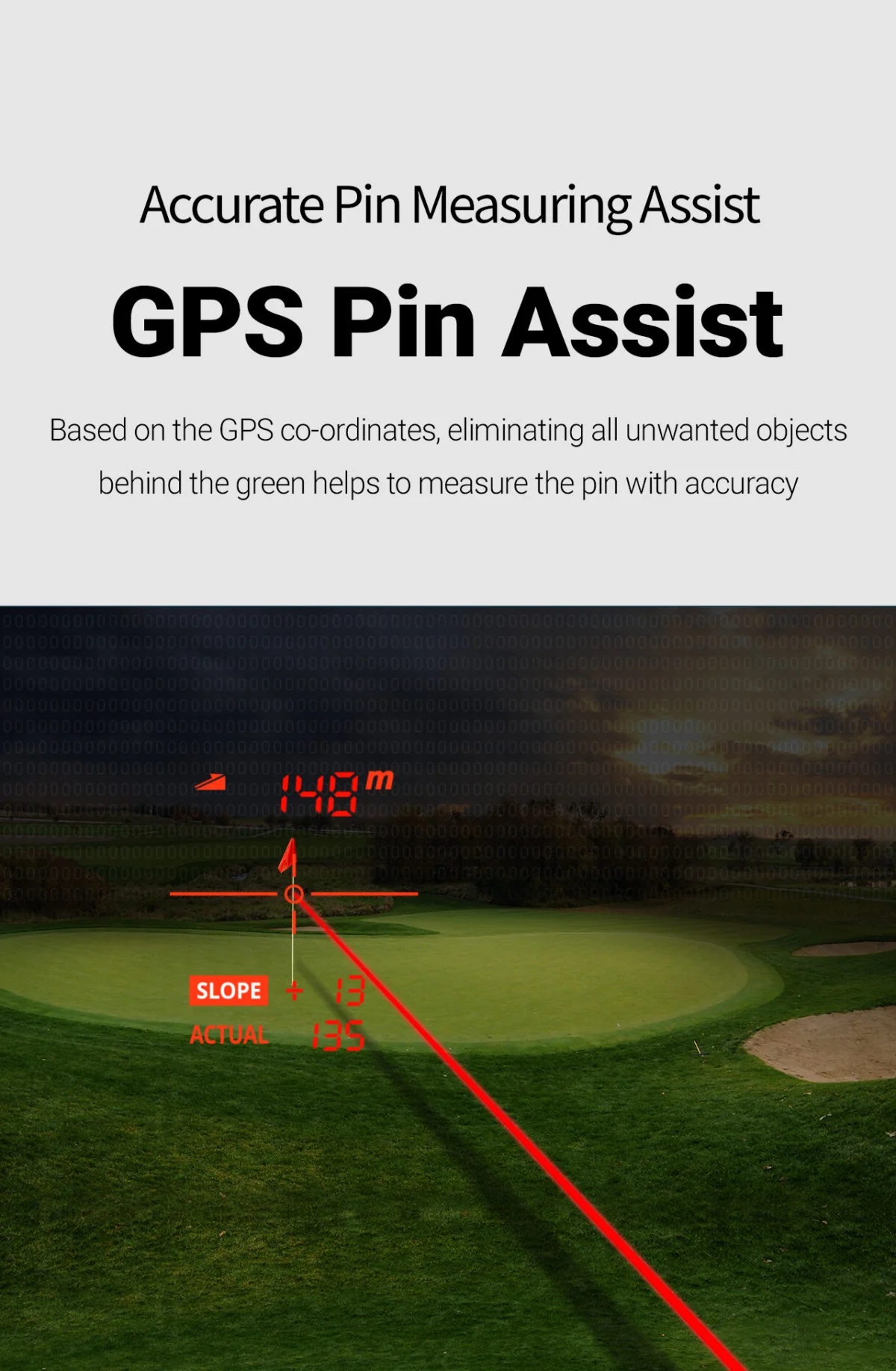 SL3 Hybrid GPS Laser Rangefinder