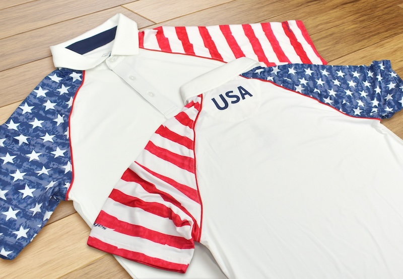 New Snake Eyes Golf USA Print Polo 2
