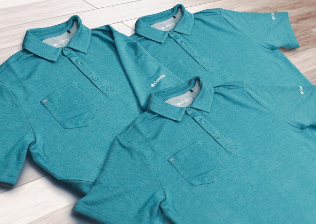 New Columbia Golf Clubhead Polo