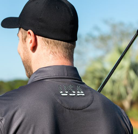 New Snake Eyes Golf Patriot Print Polo 4
