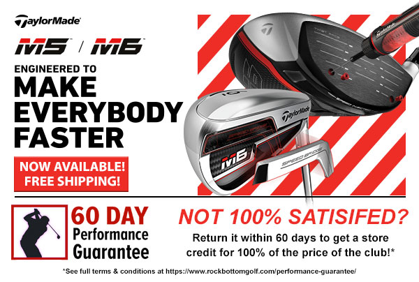TaylorMade M5 & M6 Banner Image
