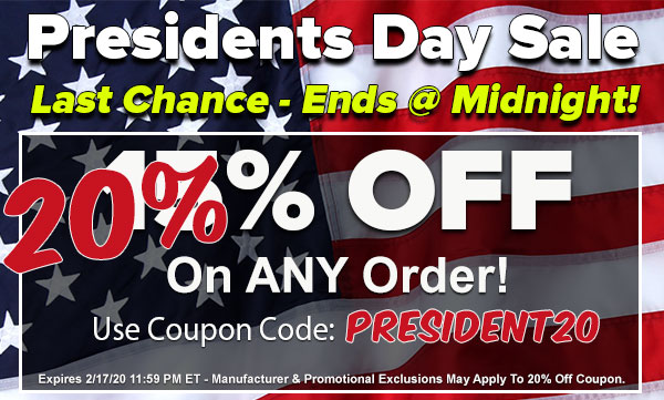 20% OFF Site Wide PLUS Free Shipping!