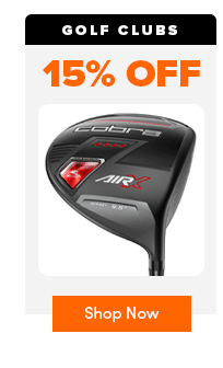 15% OFF CLUBS!