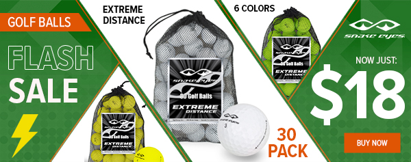 DEAL OF THE DAY: Snake Eyes Extreme Distance Golf Balls (30 Pack) NOW $18 - BUY NOW!