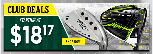 Golf Clubs As Low As $18.17 - Shop NOW!