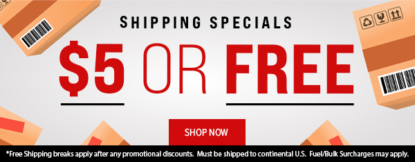 $5 or FREE Shipping Specials - Shop NOW!