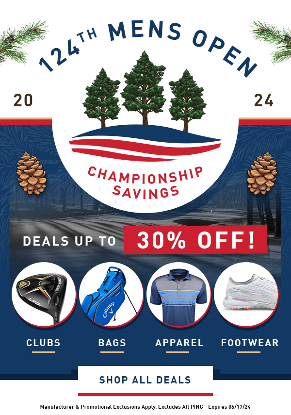 Up To 30% OFF For The U.S Open!