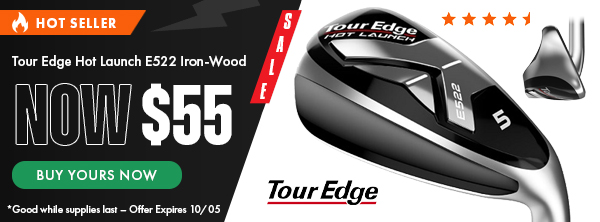 FLASH SALE! Tour Edge 522 Iron Wood NOW JUST $55 - Buy NOW!