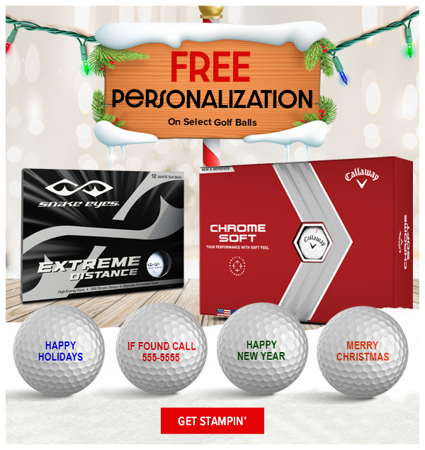 FREE GOLF BALL PERSONALIZATION On 2022's HOTTEST BALLS - Shop NOW!