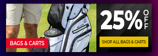 25% OFF Golf Bags - Shop NOW!