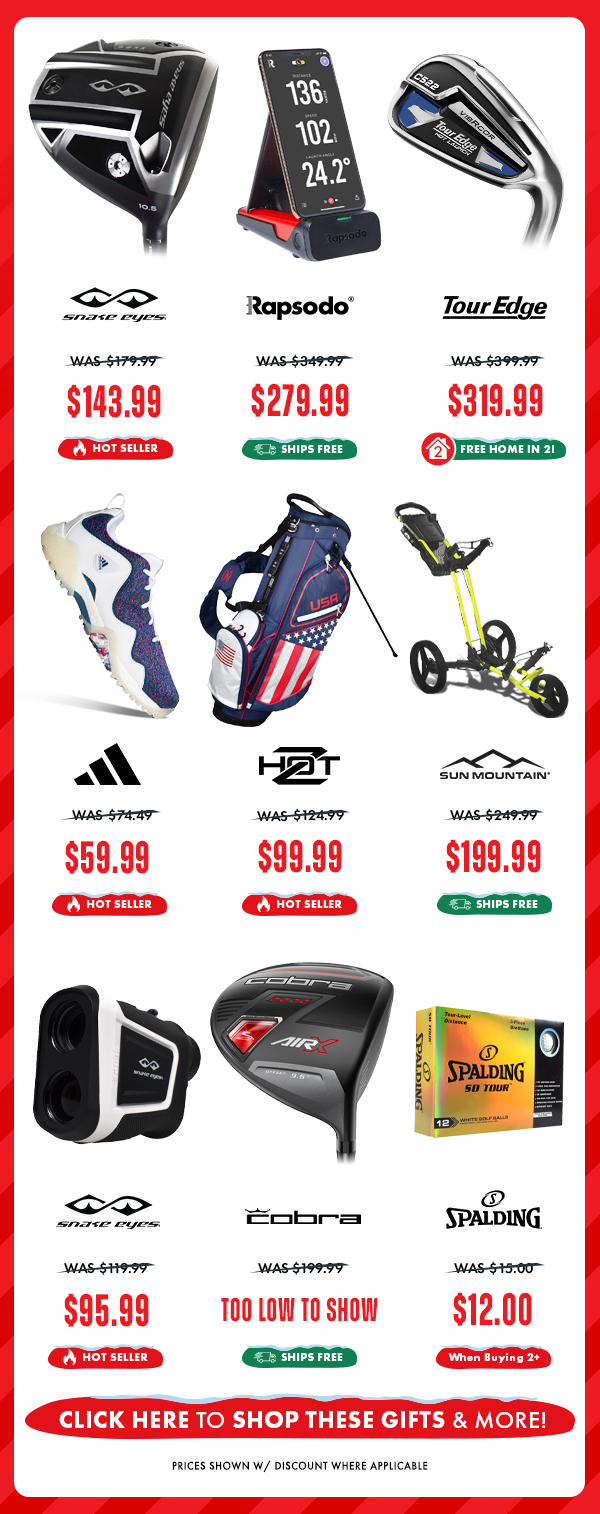 HOT GIFTS YOUR GOLFER NEEDS!