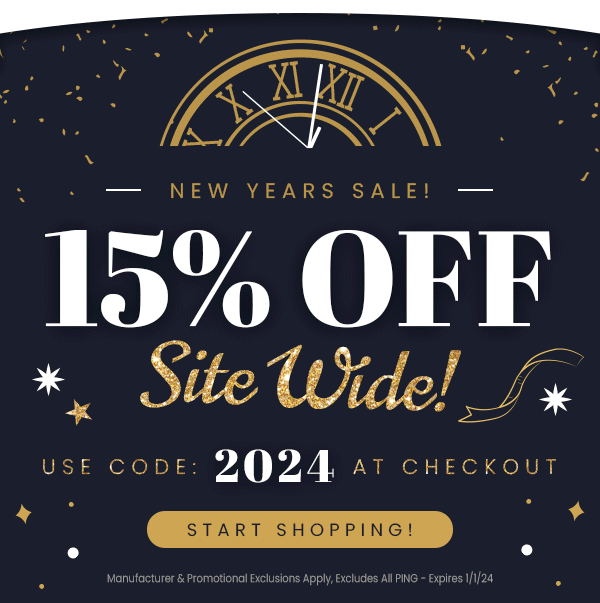 New Years SALE! 15% OFF Site Wide + FREE Shipping!