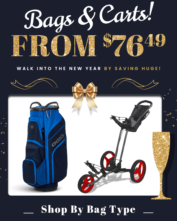 Bags & Carts FROM $76.49 - Shop NOW!