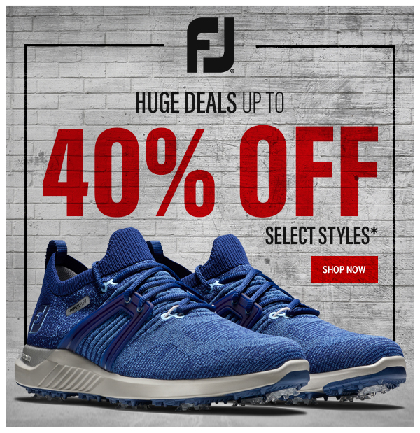Up To 40% OFF Select FootJoy Footwear - Shop NOW!
