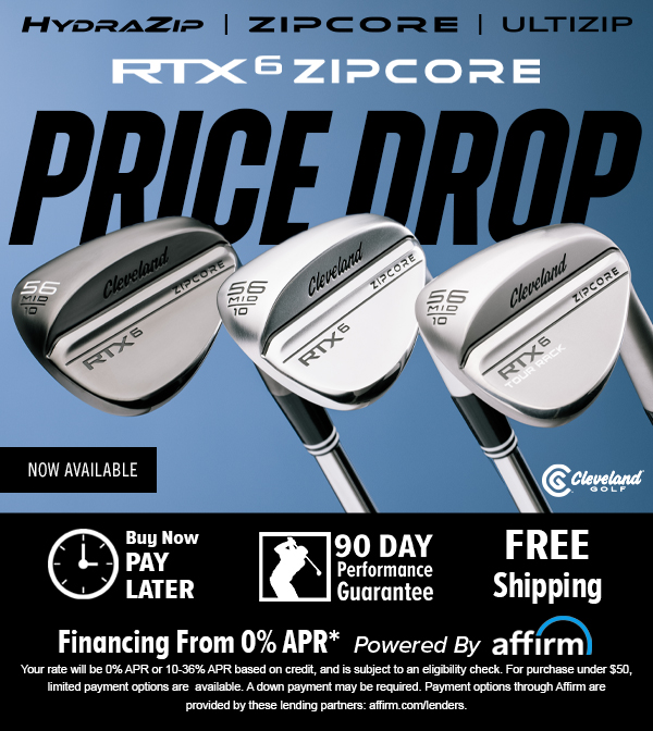 PRICE DROP ALERT! RTX Zipcore 6 Wedge By Cleveland - SAVEE ON YOURS NOW!