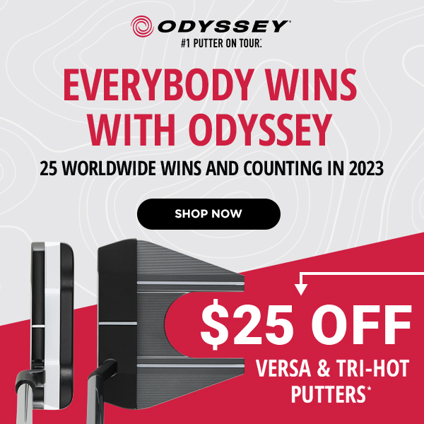 $25 OFF Odyssey Tri-Hot & Versa Putters - Shop NOW!