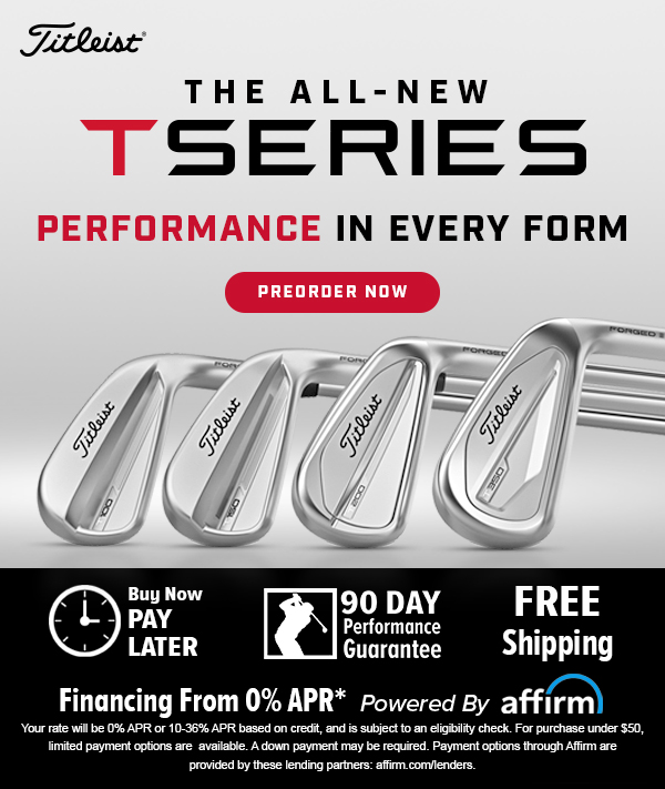 PREORDER NOW! Introducing The All-NEW Titleist T-Series Irons - Shop NOW!