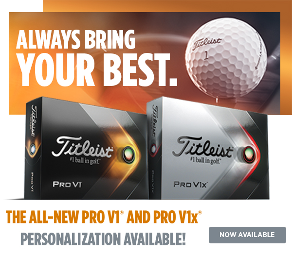 AVAILABLE NOW: All-New Titleist Pro V1 & V1x Golf Balls Are HERE!  PERSONALIZATION AVAILABLE! IESZAEEEE 