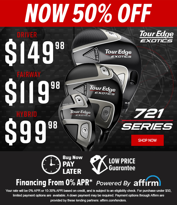 LAST CHANCE! 50% OFF! Tour Edge 721 Pro Series Woods - SAVE NOW!